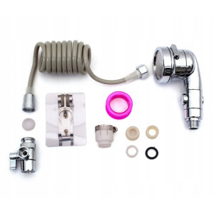 SŁUCHAWKA PRYSZNICOWA NA KRAN ZESTAW NATRYSKOWY