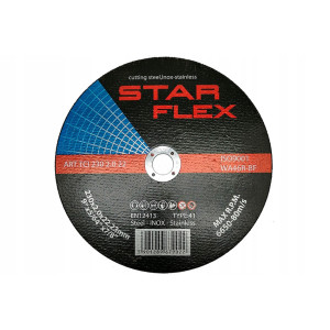 Tarcza do cięcia metalu inox T41 230x2.0 STAR FLEX