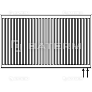 GRZEJNIK PANELOWY DOLNOZAS. DIAMOND V22 300x0900