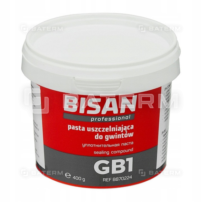 BISAN PASTA USZCZELNIAJĄCA DO GWINTÓW GB1 400 GRAM NR1