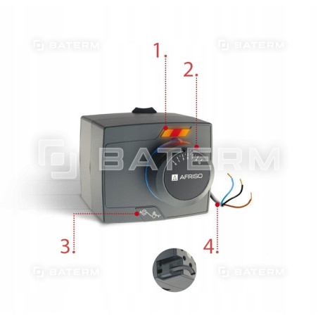 ZAWÓR 4 DROGOWY 1 + SIŁOWNIK 343 REGULATOR AFRISO