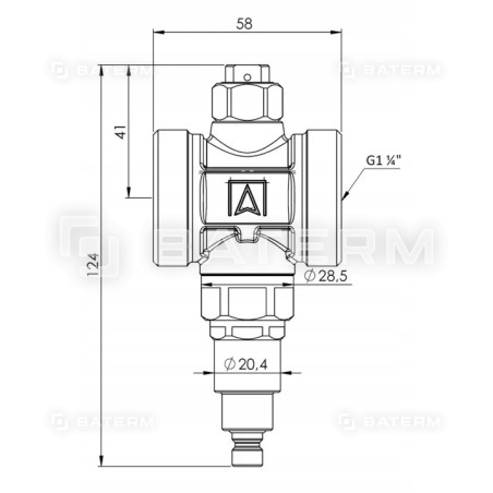 ZAWÓR ANTYZAMROŻENIOWE AAV 300 PN10 5/4 CAL AFRISO