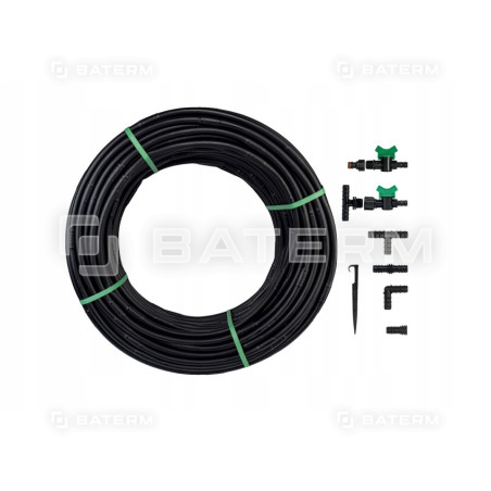 Zestaw z wężem kroplującym WATER FLOW DRIP - 50 m