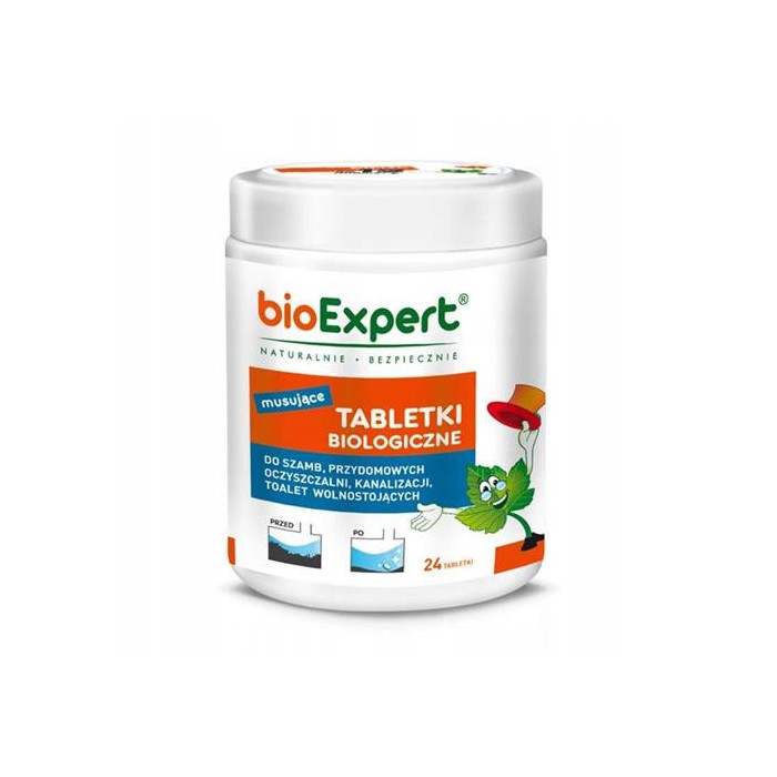 Biologiczne tabletki do szamb 24 sztuki BioExpert