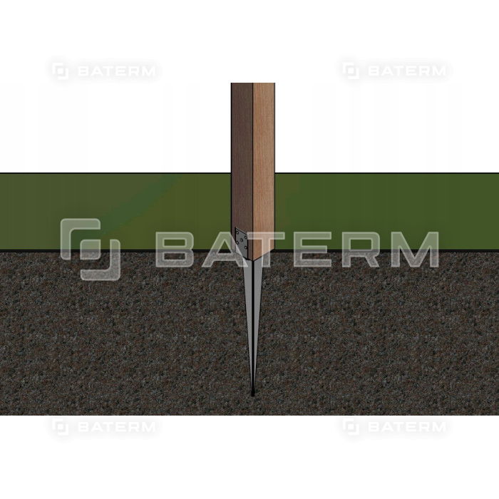 PODSTAWA REGULOWANA WBIJANA KOTWA 0-160x700mm