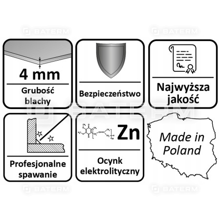 Podstawa słupa przykręcana regulowana 0-160 mm