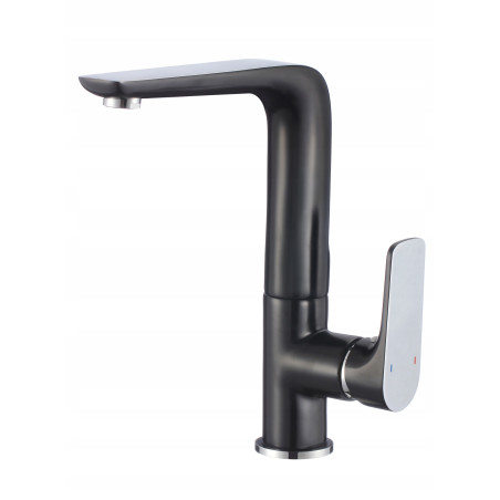 BATERIA SENJA CZARNA-CHROM ZLEWOZMYWAKOWA STOJĄCA