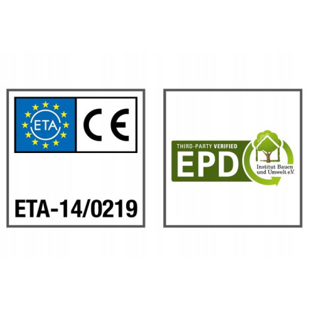 Kotwa sworzniowa nierdzewna ekspresowa M10 x 102mm