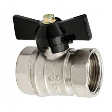 ZAWÓR KULOWY 1 cal DN25 WW MOTYLEK DŁAWIK