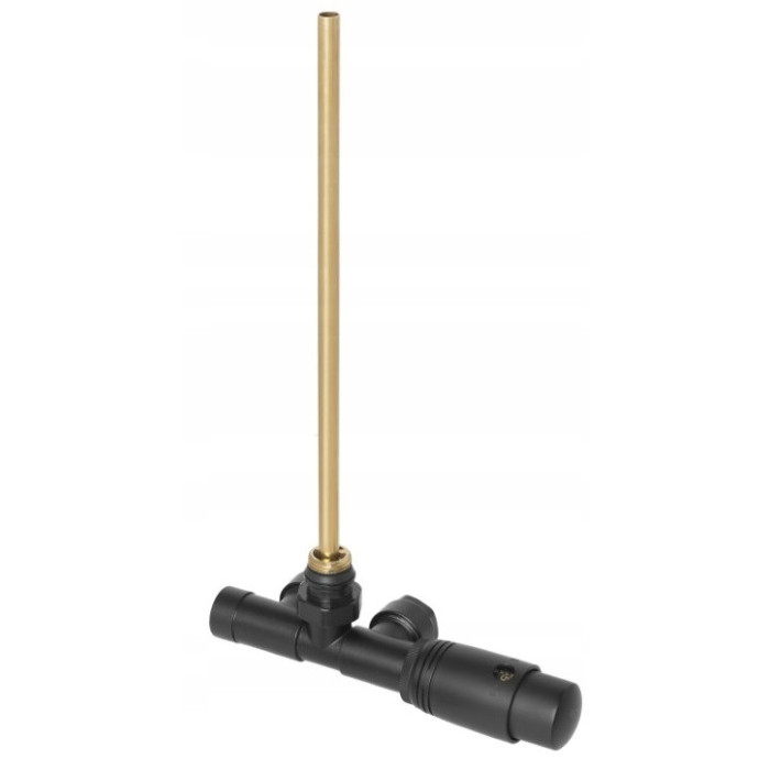 ZAWÓR TERMOSTATYCZNY JEDNOOTWOROWY ZESPOLON CZARNY