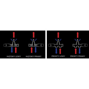 ZAWÓR TERMOSTATYCZNY JEDNOOTWOROWY ZESPOLON GRAFIT