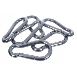 KARABIŃCZYK ZACZEP NIERDZEWNY KARABINEK RUFA KIPA