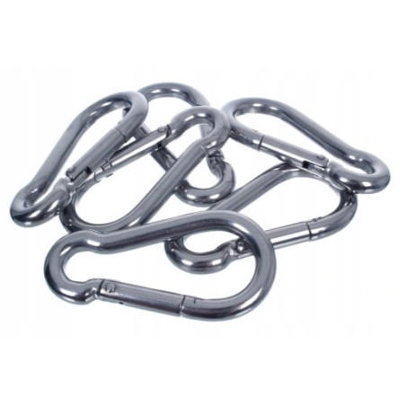 KARABIŃCZYK ZACZEP NIERDZEWNY KARABINEK RUFA KIPA