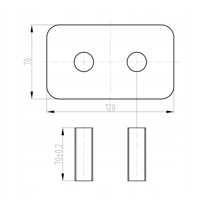 ZESTAW MASKUJĄCY PREMIUM PODWÓJNA Z TUL. ANTRACYT