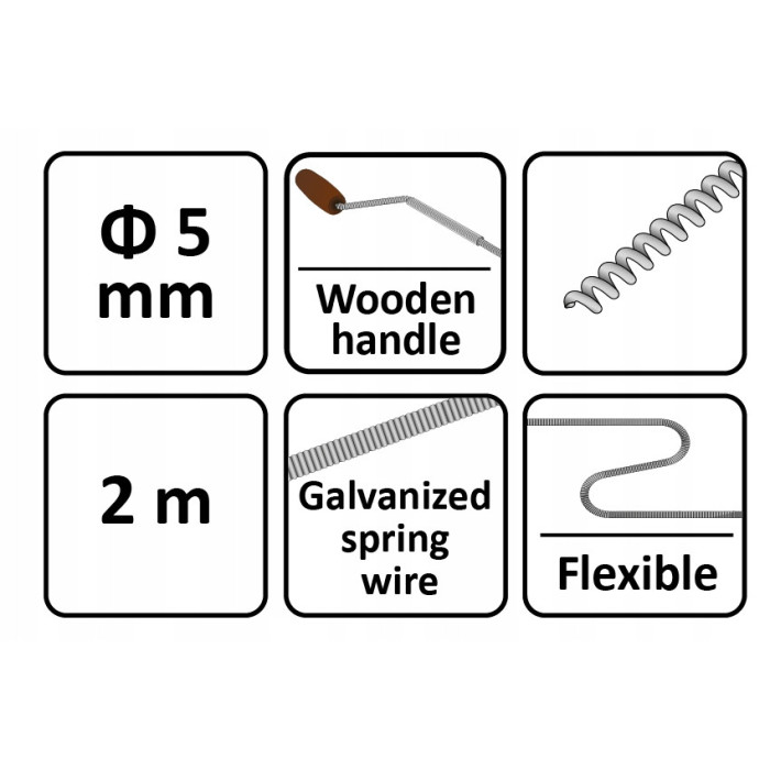 SPIRALA KANALIZACYJNA Ø 5x2m PRODUCENT ŻMIJKA