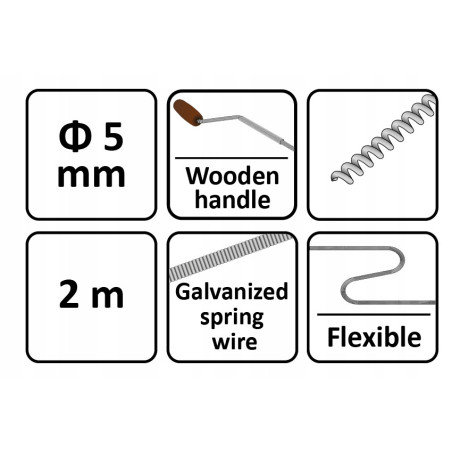 SPIRALA KANALIZACYJNA Ø 5x2m PRODUCENT ŻMIJKA