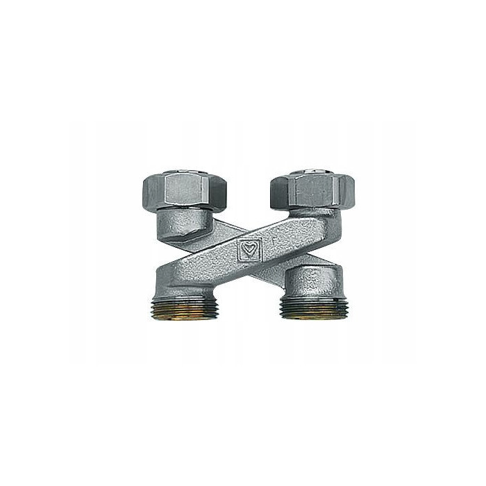 HERZ Zawór podłączeniowy Krzyżowy 3/4"