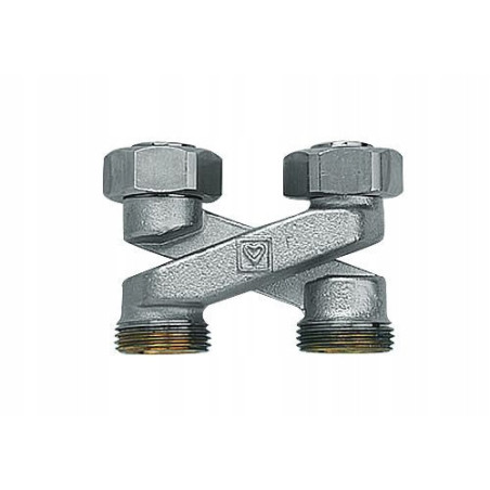 HERZ Zawór podłączeniowy Krzyżowy 3/4"