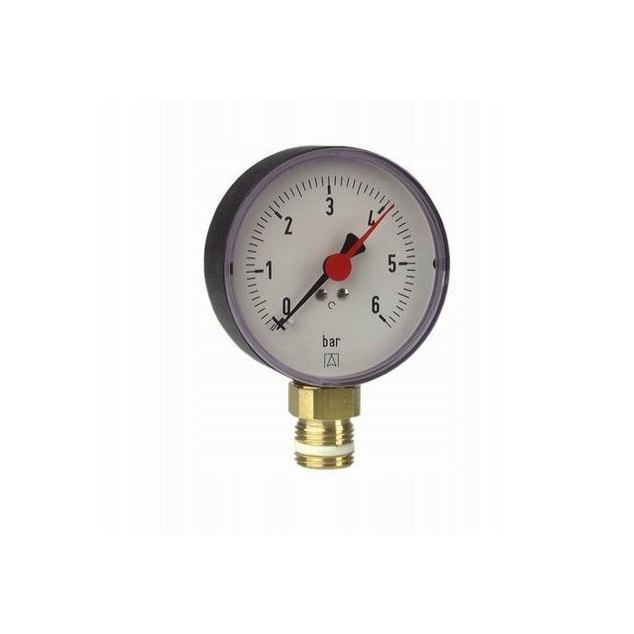 Manometr grzewczy RF 100, fi100 mm, 0-6 bar, G1/2