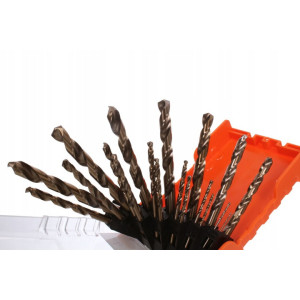 WIERTŁA DO METALU KOBALTOWE HSS 19EL 1-10mm ZESTAW