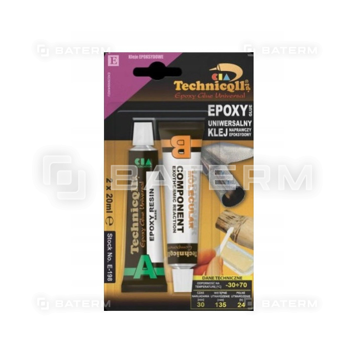 Technicqll klej epoksydowy uniwersalny 2x20ml