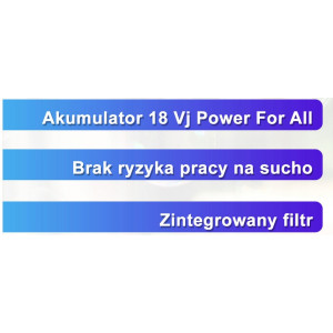 Akumulatorowa pompa zanurzeniowa RAIN POWER 18V