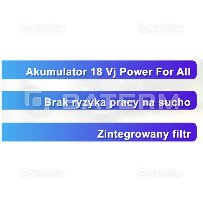 Akumulatorowa pompa zanurzeniowa RAIN POWER 18V