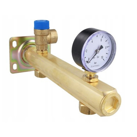 Grupa bezpieczeństwa mosiężna C.W.U. 6 BAR afriso