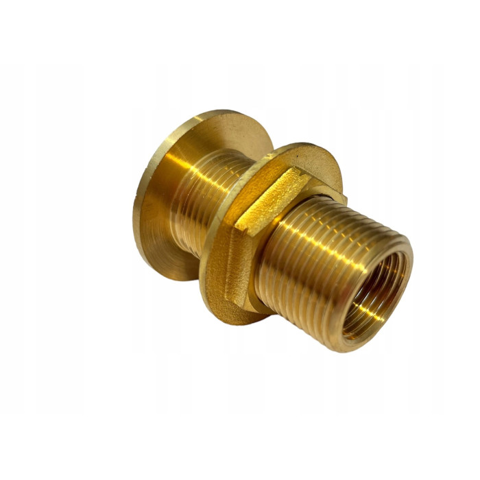 PRZEPUST ZŁĄCZKA MOSIĘŻNA ZBIORNIKA 1 x 3/4