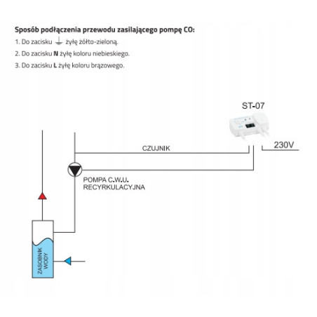 STEROWNIK POMPY C.W.U. DIAMOND ST-07