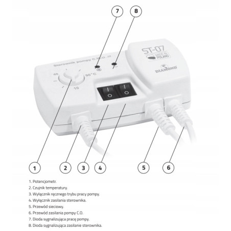 STEROWNIK POMPY C.W.U. DIAMOND ST-07