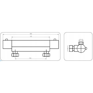 BATERIA TERMOSTATYCZNA NATRYSKOWA BARBADOS MODERN