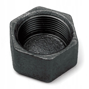 ZAŚLEPKA czarna 1" cal DN25