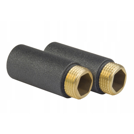 PRZEDŁUŻKA MOSIĘŻNA GRAFITOWA 1/2 x 10mm Komplet