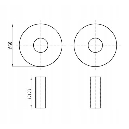 ZESTAW ZAWORÓW GRZEJNIKOWYCH ROZETY CHROM PREMIUM