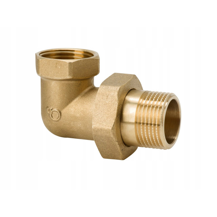 ŚRUBUNEK KĄTOWY MOSIĘŻNY 3/4' NA SZLIF b.u.