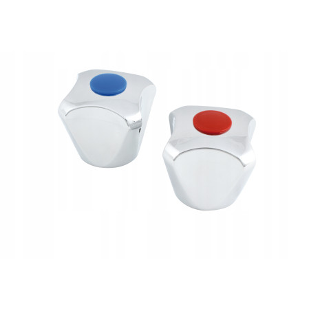 Pokrętło Do Baterii 4 - Kątne Chromowane Chrom