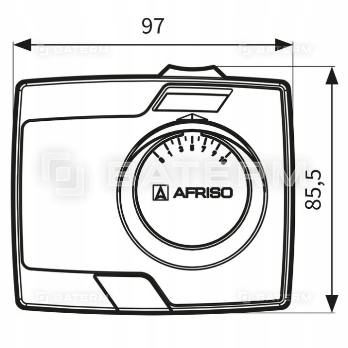 AFRISO Siłownik ARM 343 ProClick, 3-Punktowy