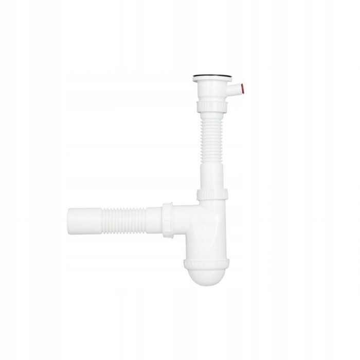 SYFON ZLEW POJEDYNCZY PRALKA PLASTIKOWE SITKO