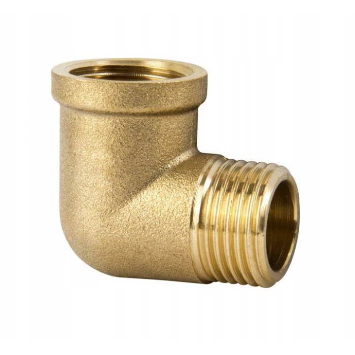 Kolano kolanko mosiężne 2 cale WZ DN50 nyplowe