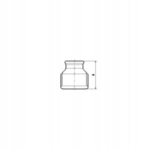 Mufa redukcyjna ocynk 6/4 cala x 3/4 cala
