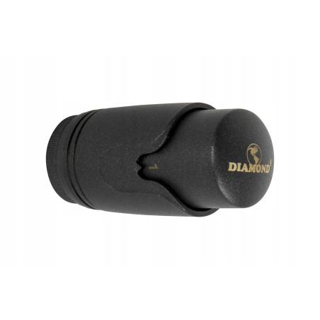 GŁOWICA TERMOSTATYCZNA MODEL 404 ANTRACYT DIAMOND