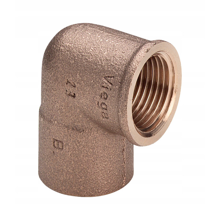 Kolano do lutowania miedź fi 18 x1/2 cala GW VIEGA