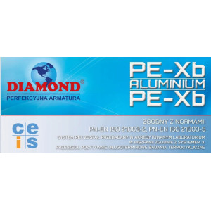 Rura Pex/al/pex 16 mm Diamond 50 mb w izolac. nieb