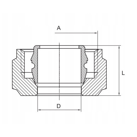 ZŁĄCZKA ZACISKOWA EUROKONUS DO MIEDZI 3/4 x 15 mm