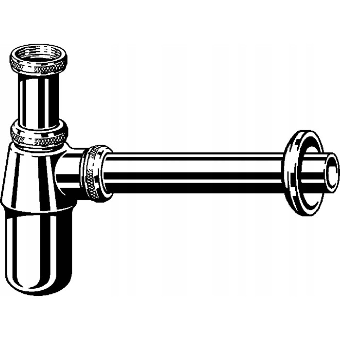 SYFON PÓŁSYFON UMYWALKOWY VIEGA CHROM 100674