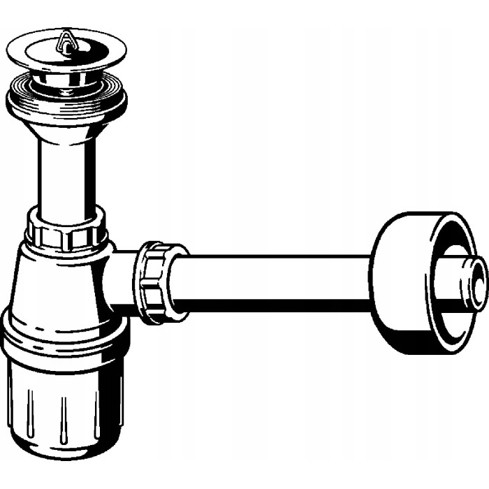 SYFON UMYWALKOWY STANDARD 703110 Z KORKIEM VIEGA