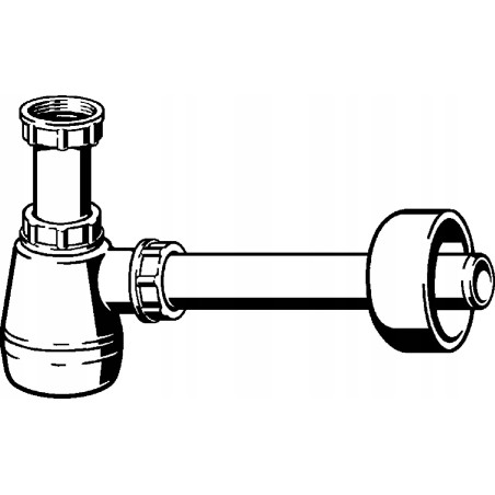 SYFON PÓŁSYFON UMYWALKOWY BIDET VIEGA NISKI 703288