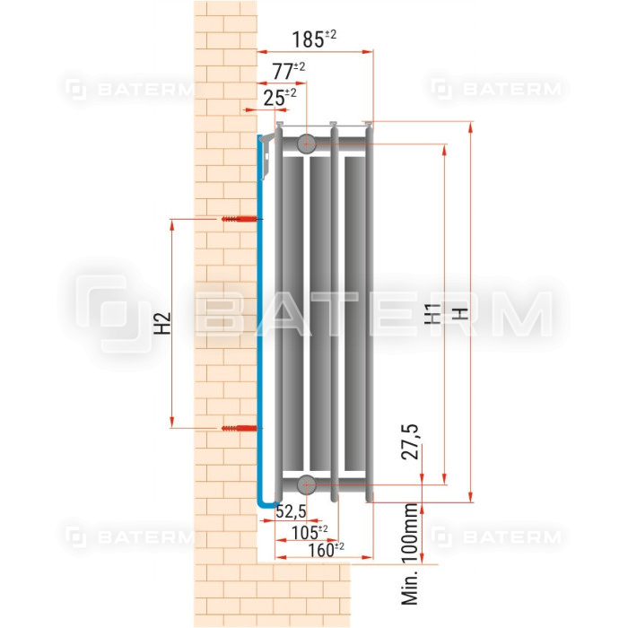 GRZEJNIK PANELOWY DOLNOZAS. DIAMOND V33 600x400