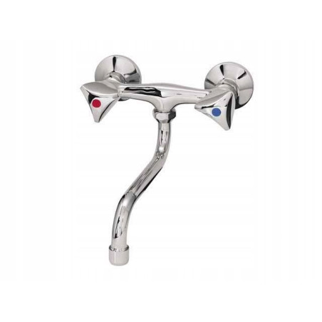 BATERIA ZLEWOZMYWAKOWA ŚCIENNA DIAMOND EXCLUSIVE